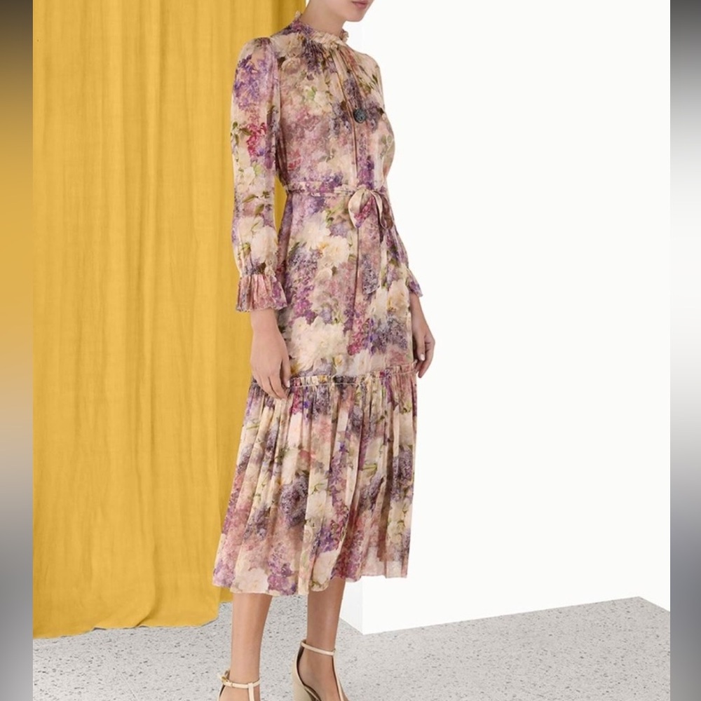 Zimmermann lyrical lantern midi dress